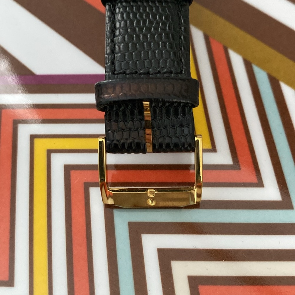Movado Gold and Black Timepiece - Picture 4 of 7